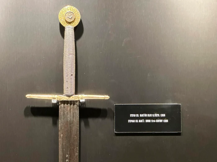 Sabia lui Ștefan cel Mare de la Palatul Topkapi din Istanbul Foto Daciana Stoica pentru Adevărul