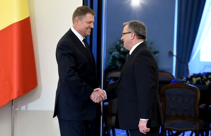 Kalsu Iohannis şi Bronislaw Komorowski     Foto: presidency.ro