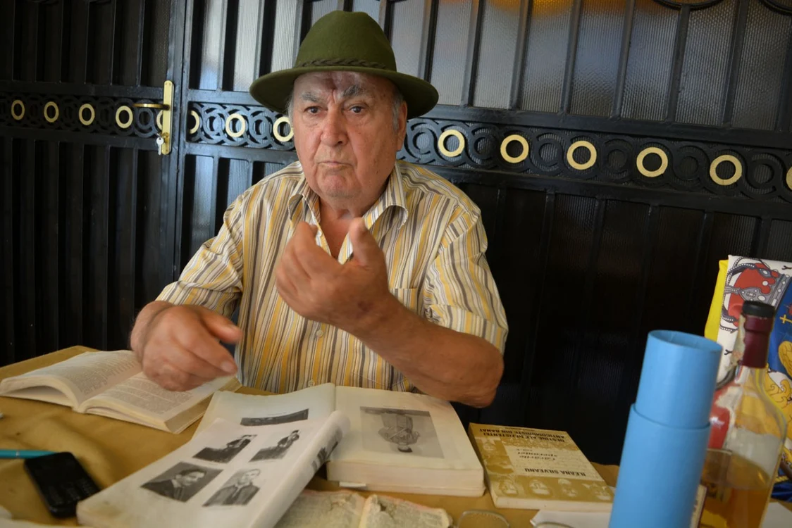 Nicolae Ciurică, ultimul partizan din Banat, a luptat patru ani cu arma în mână Foto Daniel Groza