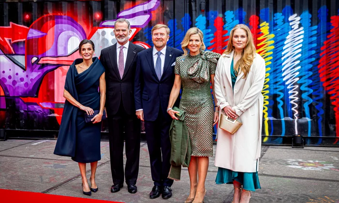Maxima, Letizia, Amalia, Felipe și Willem la muzeul STRAAT, Profimedia (7) jpg