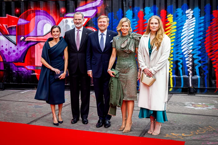 Maxima, Letizia, Amalia, Felipe și Willem la muzeul STRAAT, Profimedia (7) jpg