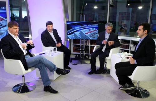 Constantin Corneanu si Constantin Degeratu la Adevărul Live FOTO Marian Iliescu