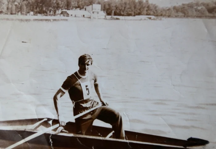 Tatăl campionului a navigat și pe lacul din Valea Morilor
