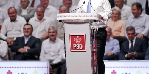 Premierul Victor Ponta în timpul discursului de lansare a candidaturii la prezidenţiale FOTO Mediafax 