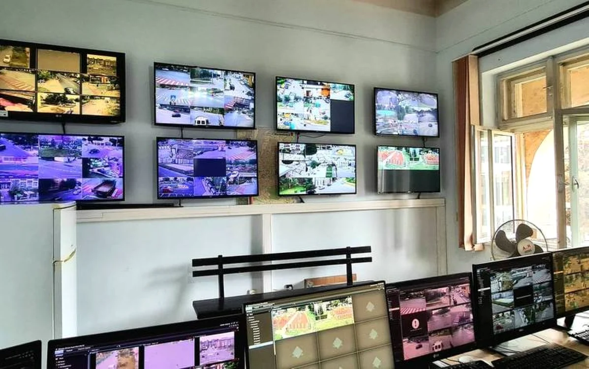 Sistem de supraveghere video. Foto: Primăria Huendoara.