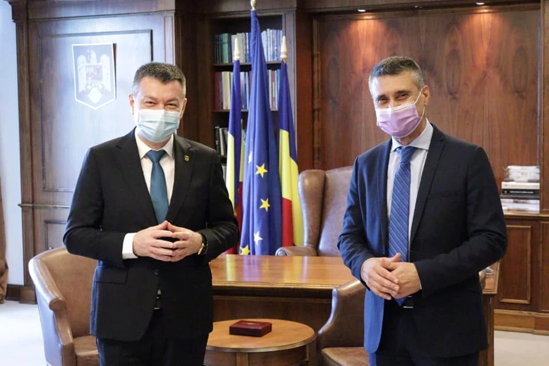 Bogdan Gheorghiu şi ambasadorul israelian David Saranga FOTO: Facebook Bogdan Gheorghiu