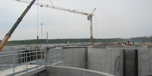 Lucrările la staţia de epurare se apropie de final