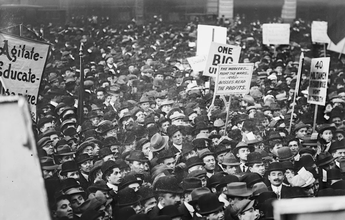  1 mai muncitoresc în New York în 1912