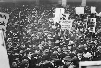 Socialists in Union Square, N Y C  (cropped) jpg