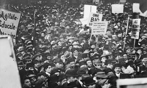 Socialists in Union Square, N Y C  (cropped) jpg