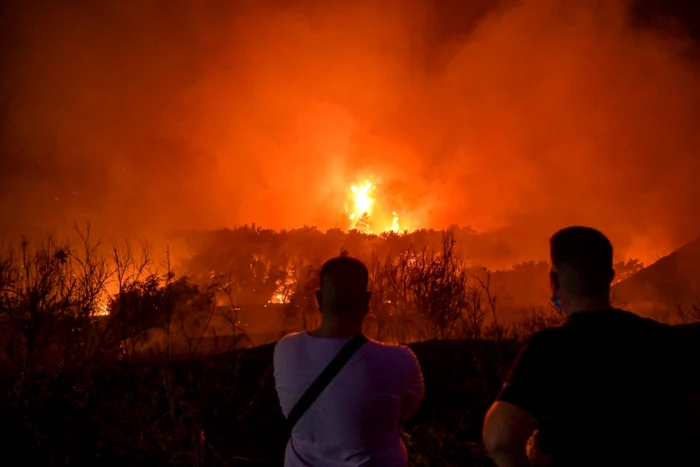 Atena afectată de incendii. FOTO Gettyimages