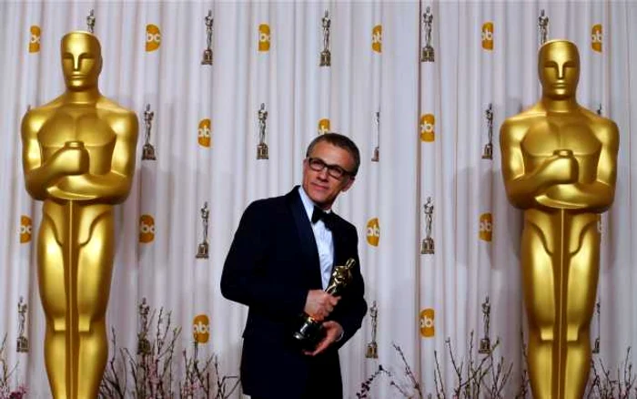 Christoph Waltz a câştigat Oscarul pentru Cel mai bun rol secundar masculin pentru rolul din „Django Dezlănţuit“ FOTO Reuters