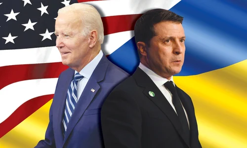 Joe Biden și Volodimir Zelenski Colaj Click / Getty Images