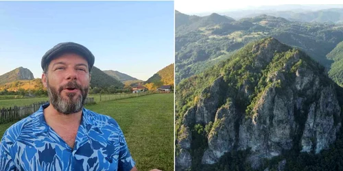 Shawn locuiește chiar la poalele Bulzului din Hărțăgani. Foto: Daniel Guță
