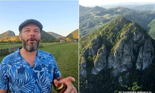 Shawn locuiește chiar la poalele Bulzului din Hărțăgani. Foto: Daniel Guță