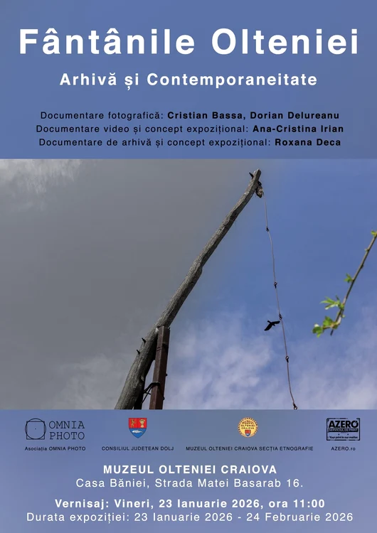 „Fântânile Olteniei” – expoziție de fotografie la Craiova