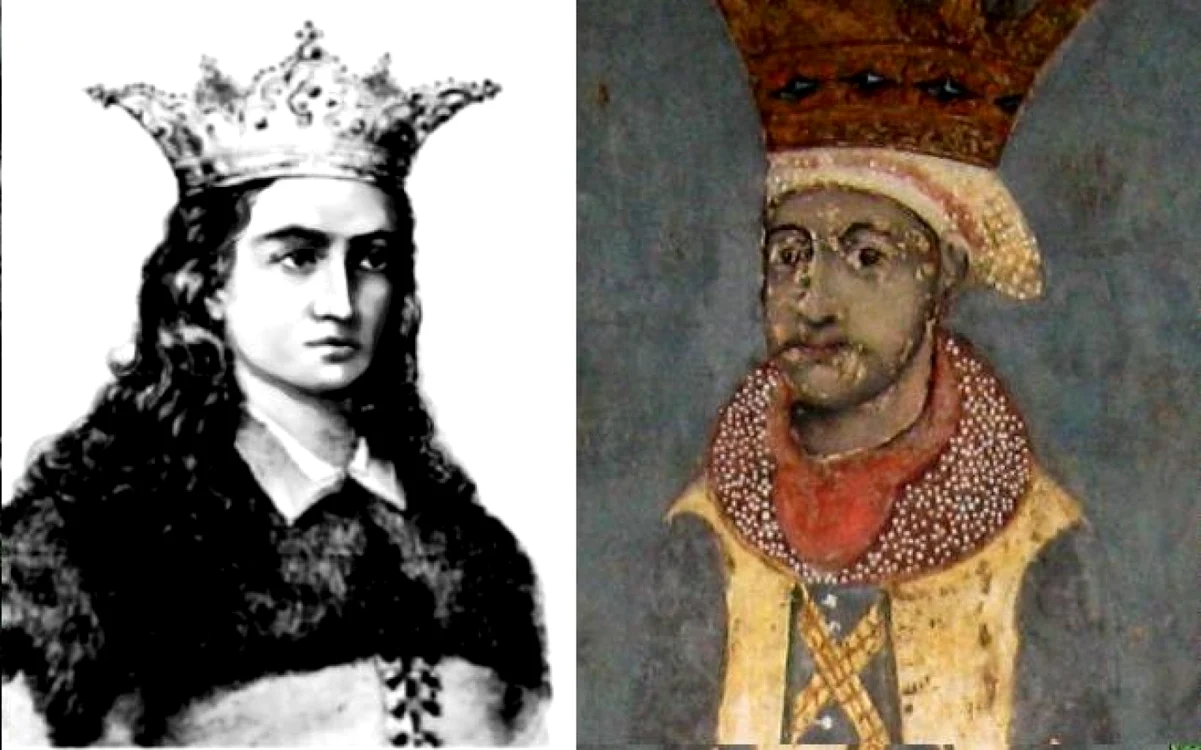 Radu cel Frumos şi Iliaş Vodă, doi dinter domnitorii din trecutul românilor, acuzaţi de fapte nedemne.