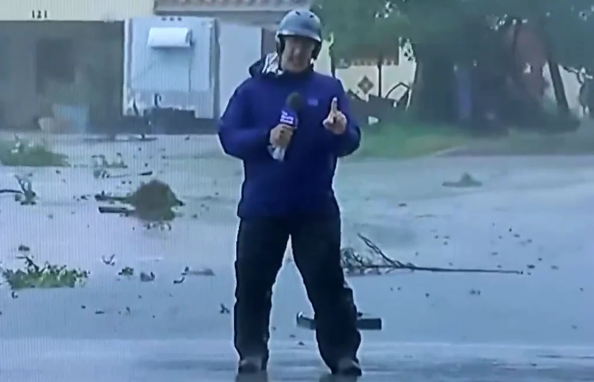 Jim Cantor a scăpat nevătămat Foto: Captură video