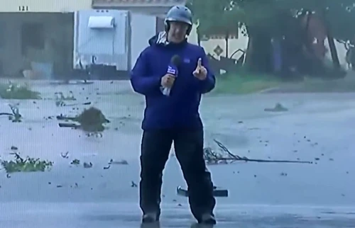 Jim Cantor a scăpat nevătămat Foto: Captură video