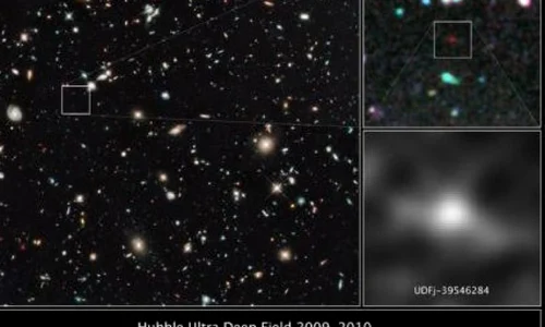 NASA a decoperit cea mai veche galaxie din Univers jpeg