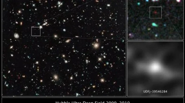 NASA a decoperit cea mai veche galaxie din Univers jpeg