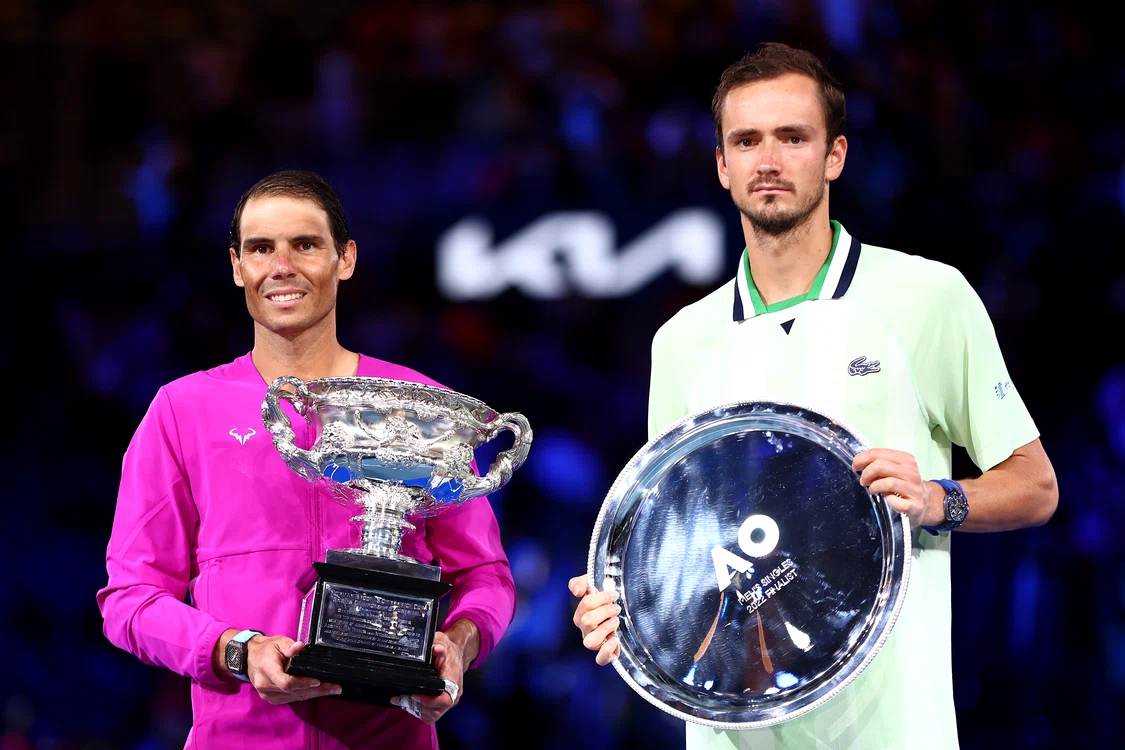 Medvedev a avut 2-0 la seturi în finala cu Nadal (Foto: Guliver / GettyImages)
