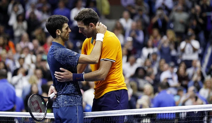 Novak Djoković și Juan Martín del Potro vor juca un meci demonstrativ (FOTO: EPA)