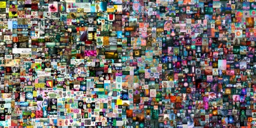 Casa de licitaţii de artă Christie’s a anunţat că a vândut prima opera diigitală a artistului Beeple pentru aproape 70 milioane de dolari FOTO captură Twitter