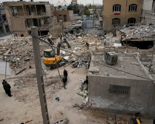  Clădiri distruse în bombardamentele din Iran FOTO Profimedia 