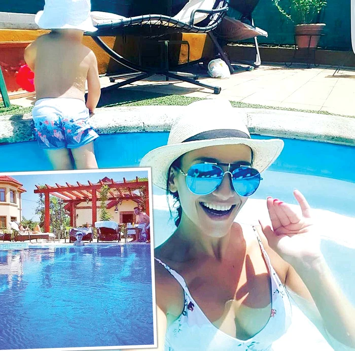 Curtea familiei Bădălău, în care locuiește și Claudia Pătrășcanu, arată  ca o staţiune în  miniatură