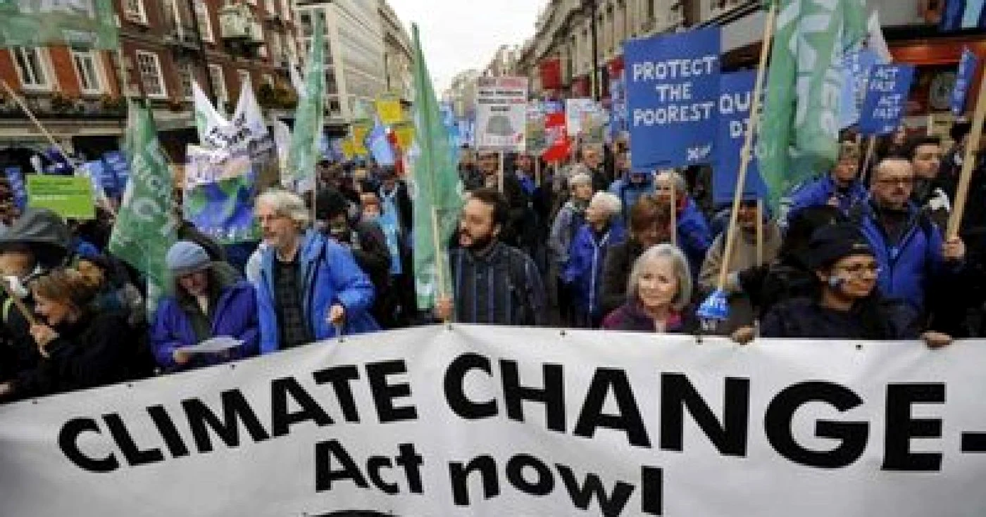Britanicii au protestat înaintea întâlnirii de la Copenhaga