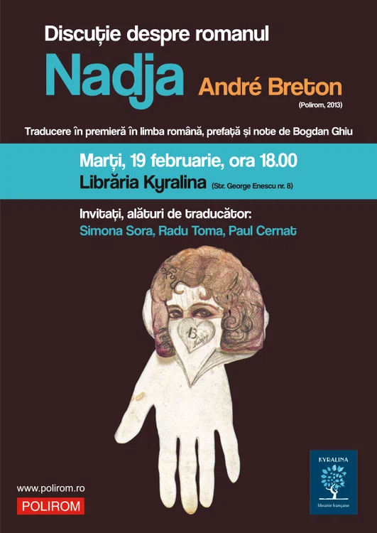Nadja de André Breton la Libraria Kyralina jpeg