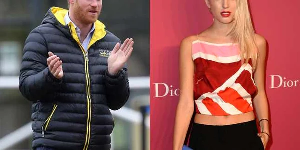 Prinţului Harry şi prinţesa Maria-Olympia colaj FOTO Guliver/GettyImages