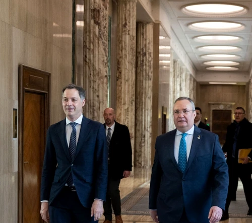Alexander de Croo într-o vizită în România FOTO Arhivă 