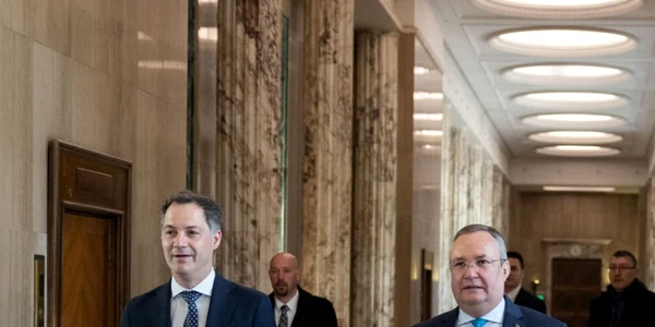Nicolae Ciucă şi Alexander De Croo FOTO Gov.ro