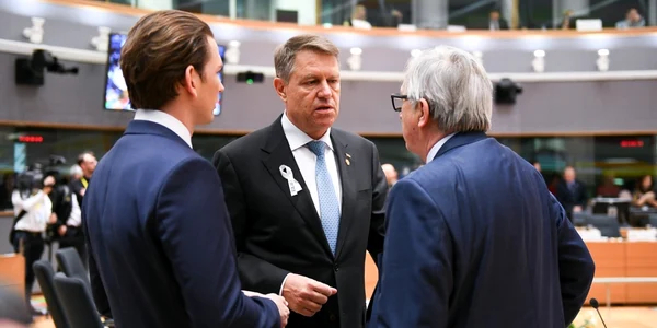 Klaus Iohannis cu Juncker si Kurtz FOTO presidency.ro