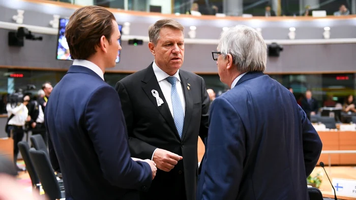 Preşedintele Klaus Iohannis, alături de Jean-Claude Juncker. FOTO presidency.ro