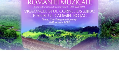 „Moștenitorii României muzicale”: turneu susținut de pianistul Cadmiel Boțac și violoncelistul Cornelius Zirbo jpeg