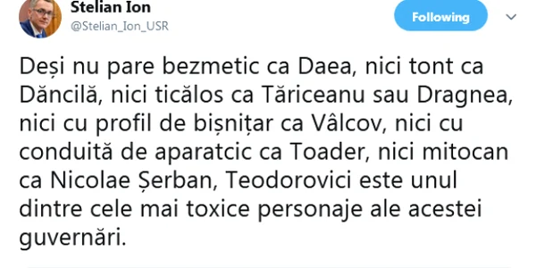 stelian ion atac la teodorovici foto twitter