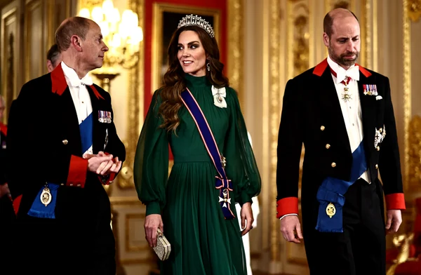 Kate și William la dineul de stat din 18 martie 2026 în cinstea cuplului prezidențial nigerian, Foto Profimedia (2) jpg