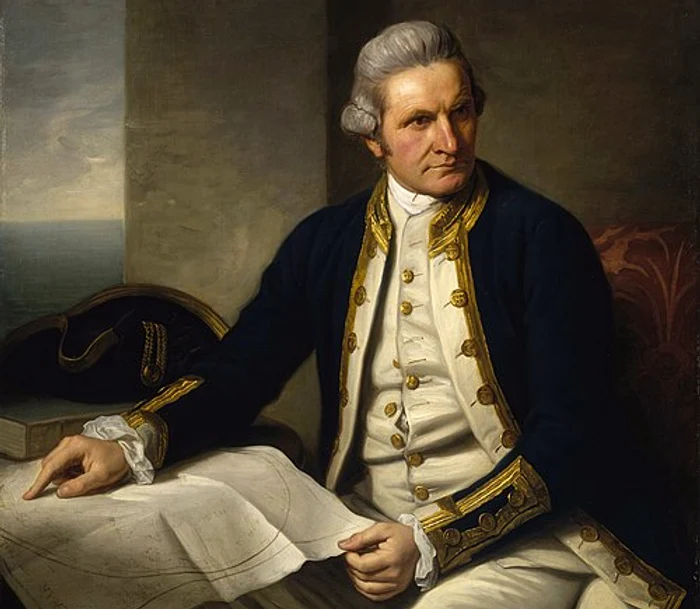Căpitanul James Cook, cunoscut pentru cele trei călătorii în Oceanul Pacific FOTO: Wikipedia