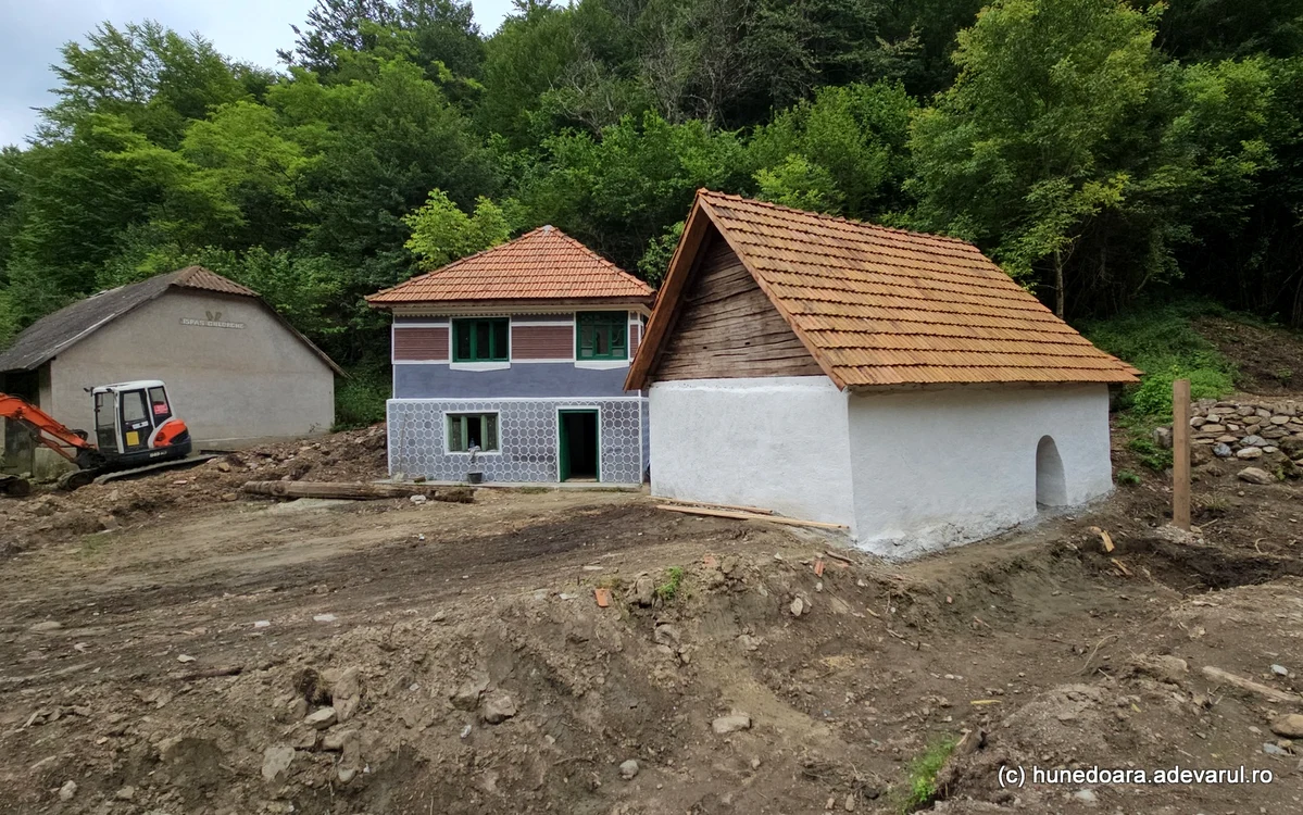 Clădirile morii din Runcu Mare. Foto: Daniel Guță. ADEVĂRUL