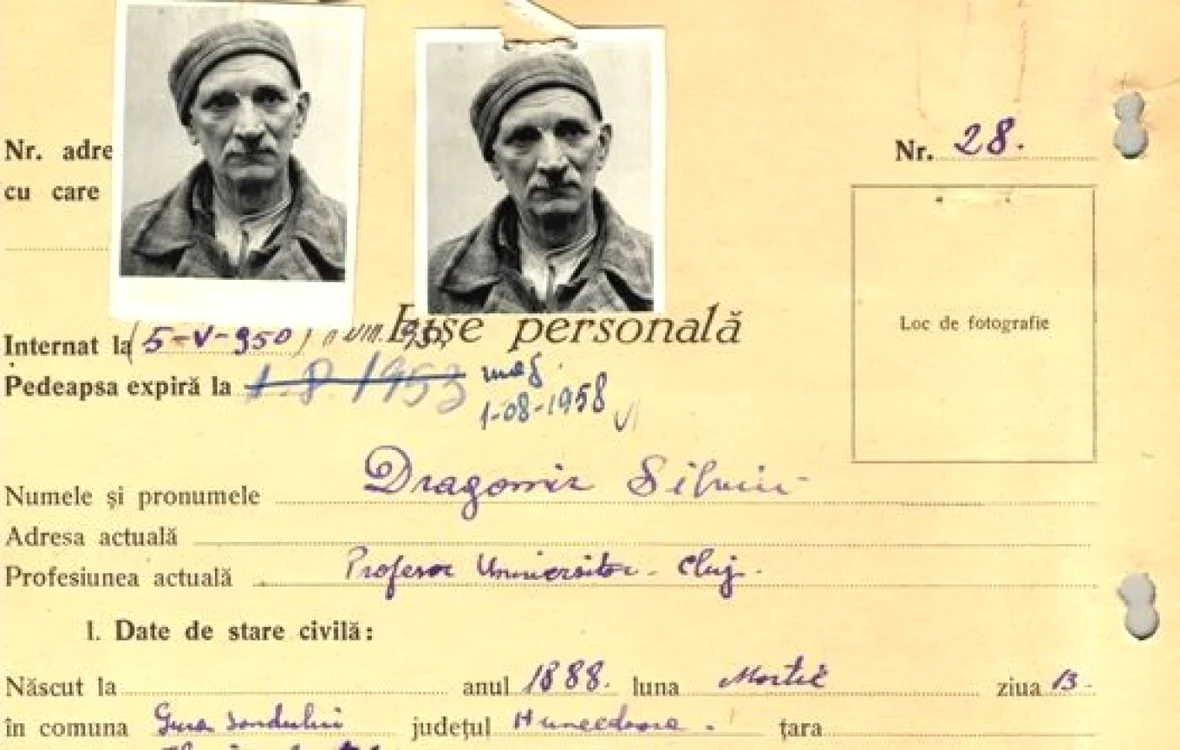 Coperta dosarului deschis de securitate lui Silviu Dragomir. Foto: arhiva CNSAS