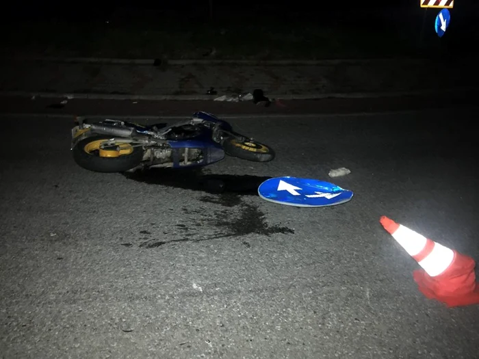 Accident motocicleta Lugoj FOTO lugojinfo