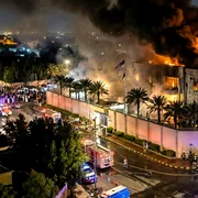 incendiu ambasada sua riad FOTO X / Ayatollah Sayyid Jawad Naqvi @AytSJNEng