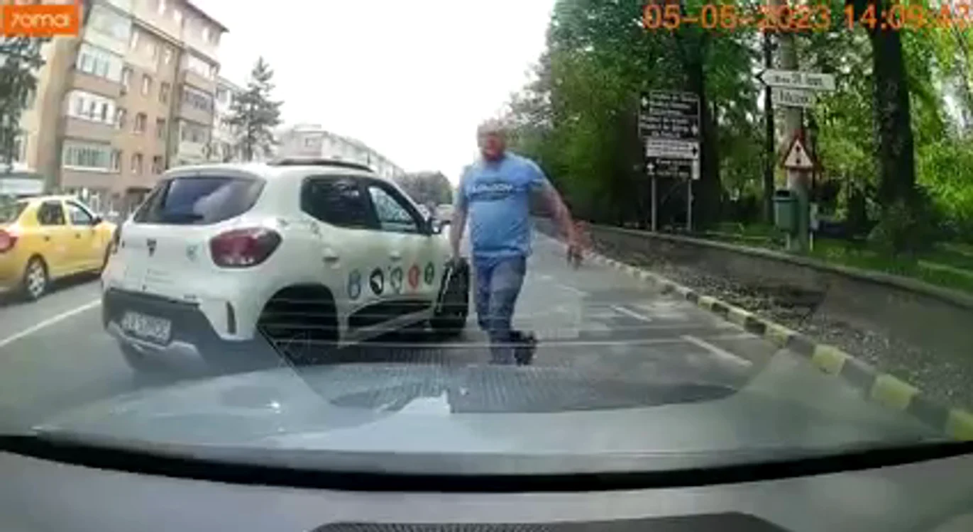 șofer agresiv în trafic Suceava, FOTO: Alina Iosif 