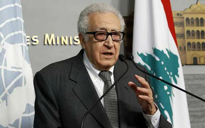 Lakhdar Brahimi, emisarul special al ONU şi al Ligii Arabe. FOTO Reuters