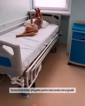 Maysa, fiica lui Dinu Maxer, la spital Foto: Instagram 