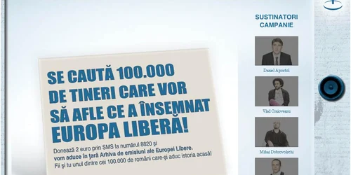 Campanie de strângere de fonduri / Europa Liberă