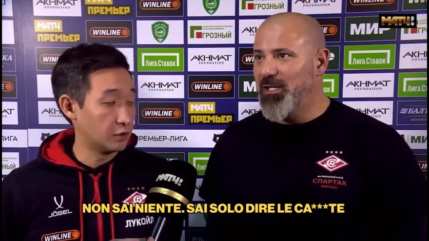 Dejan Stankovic a izbucnit la interviu în trei limbi. Rușii l-au dat afară